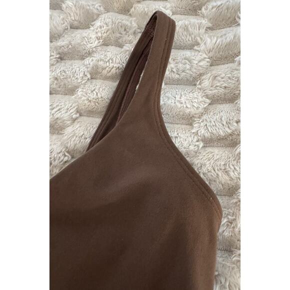 Lululemon Java Brown Align Cropped Tank Top Size 2 - Picture 2 of 5